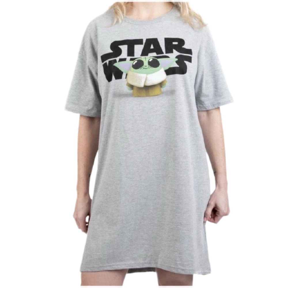 Star Wars Grogu Mandalorian T-Shirt Dress